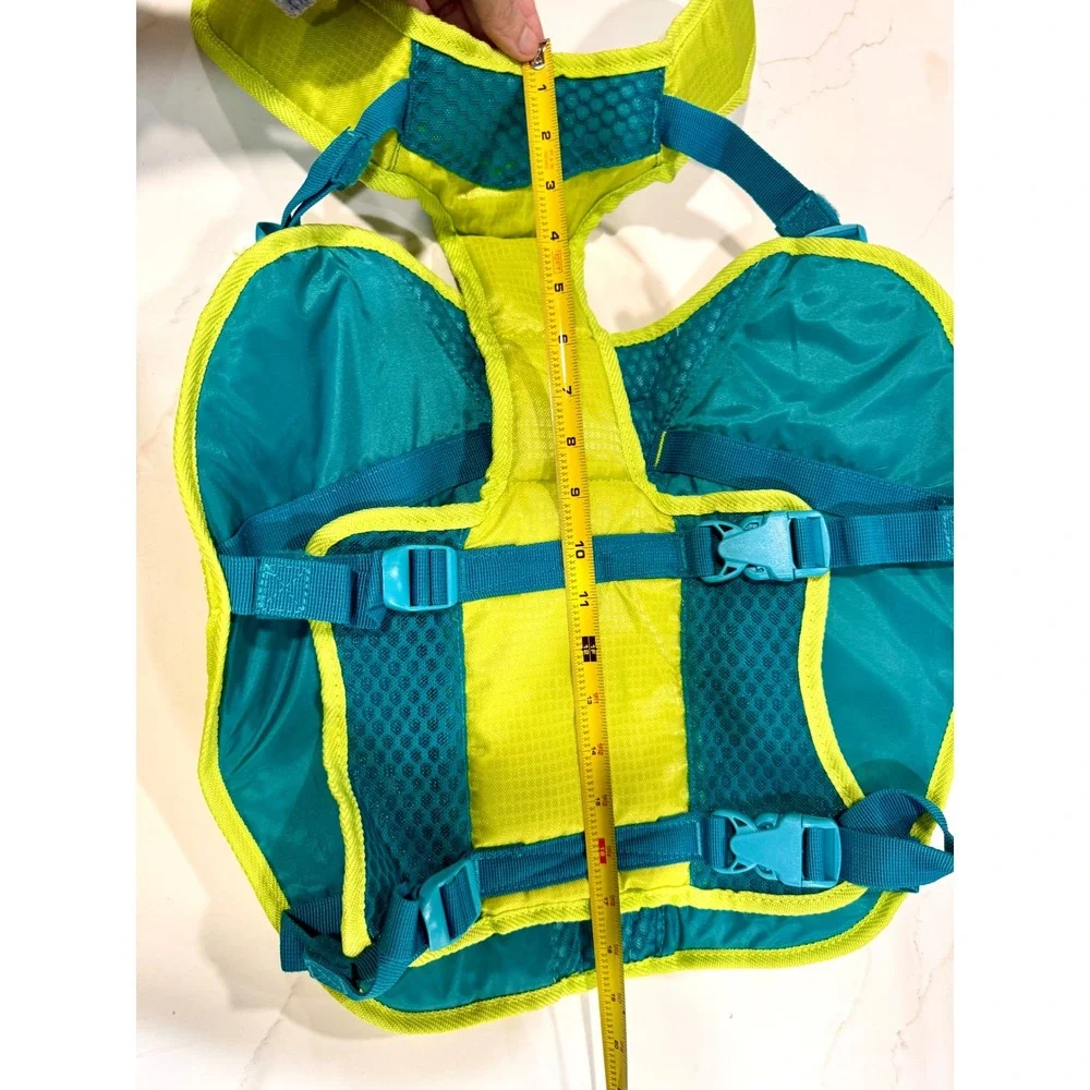 Outward Hound Dog Life Jacket Large LG Lime Green Teal Water Safety Vest